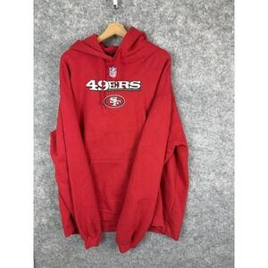 Vintage San Francisco 49ers Hoodie Mens 2XL Logo Reebok Pullover NFL Football